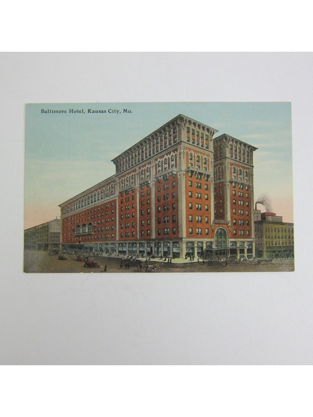 Postcard Baltimore Hotel Kansas City Missouri Antique c 1909 UNPOSTED